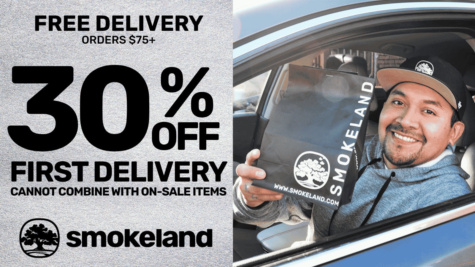 Smokeland Weed Delivery - Sacramento South 30% Off First Delivery "WM30"