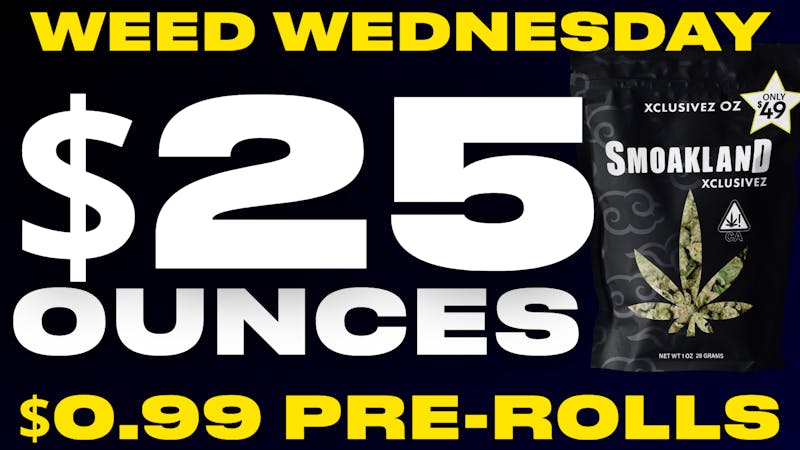 Smokeland Weed Delivery - Stockton 🚨 $25 OZ + $0.99 Pre-Roll