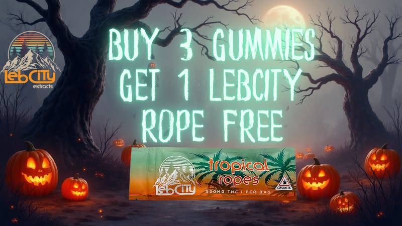 Lebcity Extracts - Curbside Pickup Buy 3 Get 1 Free 500 MG Lebcity Gummies