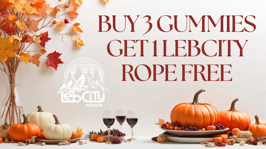 Lebcity Extracts - Curbside Pickup Buy 3 Get 1 Free 500 MG Lebcity Rope