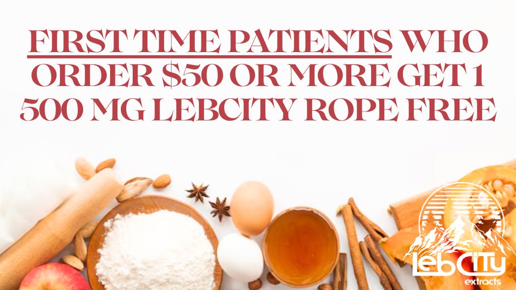 Lebcity Extracts - Curbside Pickup First Time Patient Gift