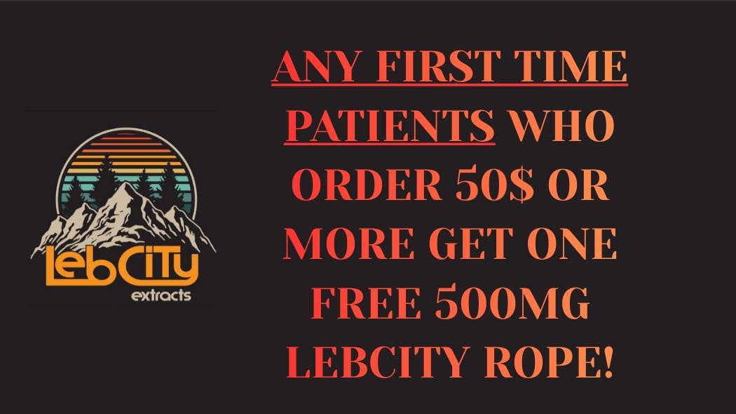 Lebcity Extracts - Curbside Pickup First Time Patient Gift