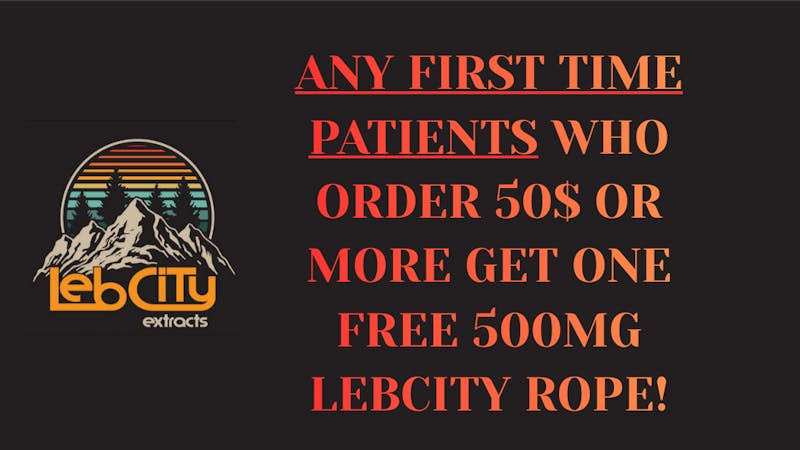 Lebcity Extracts - Curbside Pickup First Time Patient Gift
