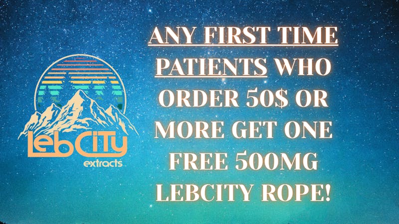 Lebcity Extracts - Curbside Pickup First Time Patient Gift