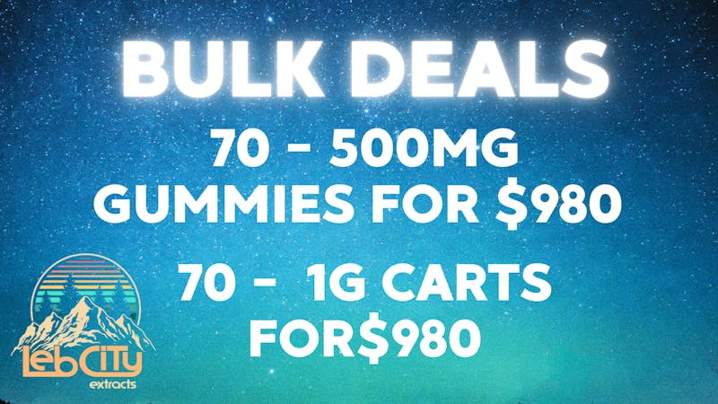 Lebcity Extracts - Curbside Pickup Bulk Deal Specials