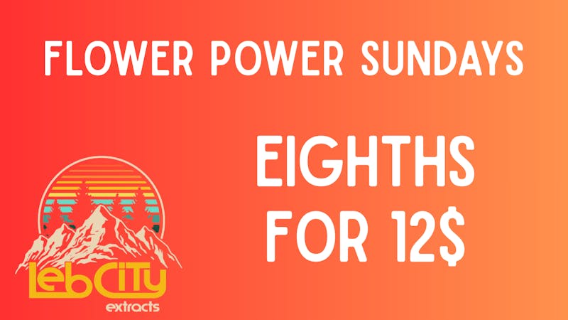 Lebcity Extracts - Curbside Pickup FLOWER POWER SUNDAY