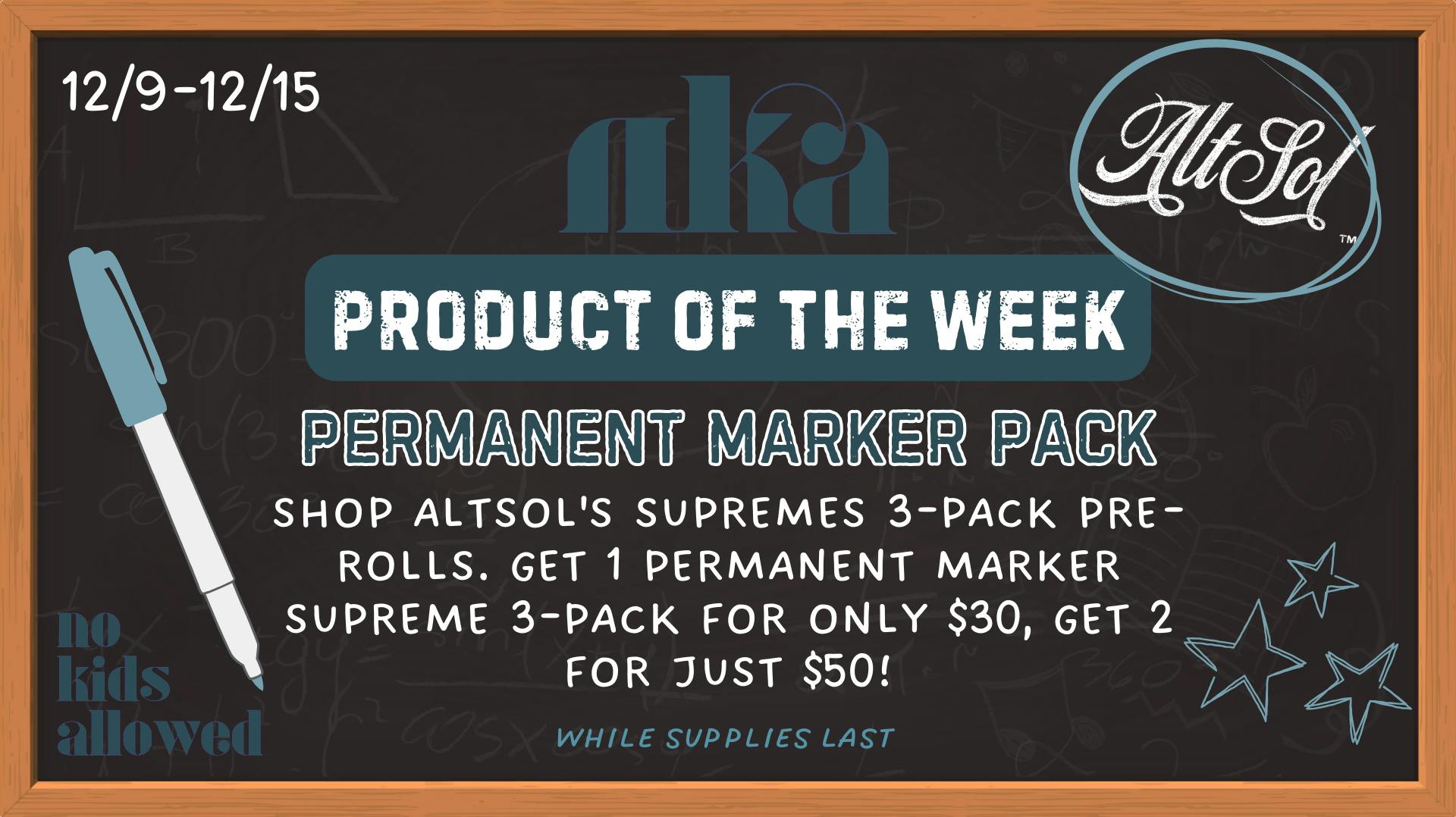 No Kids Allowed Permanent Marker Pack 🖊️