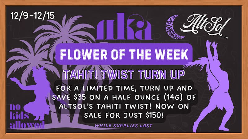 No Kids Allowed Tahiti Twist Turn Up 🏝️