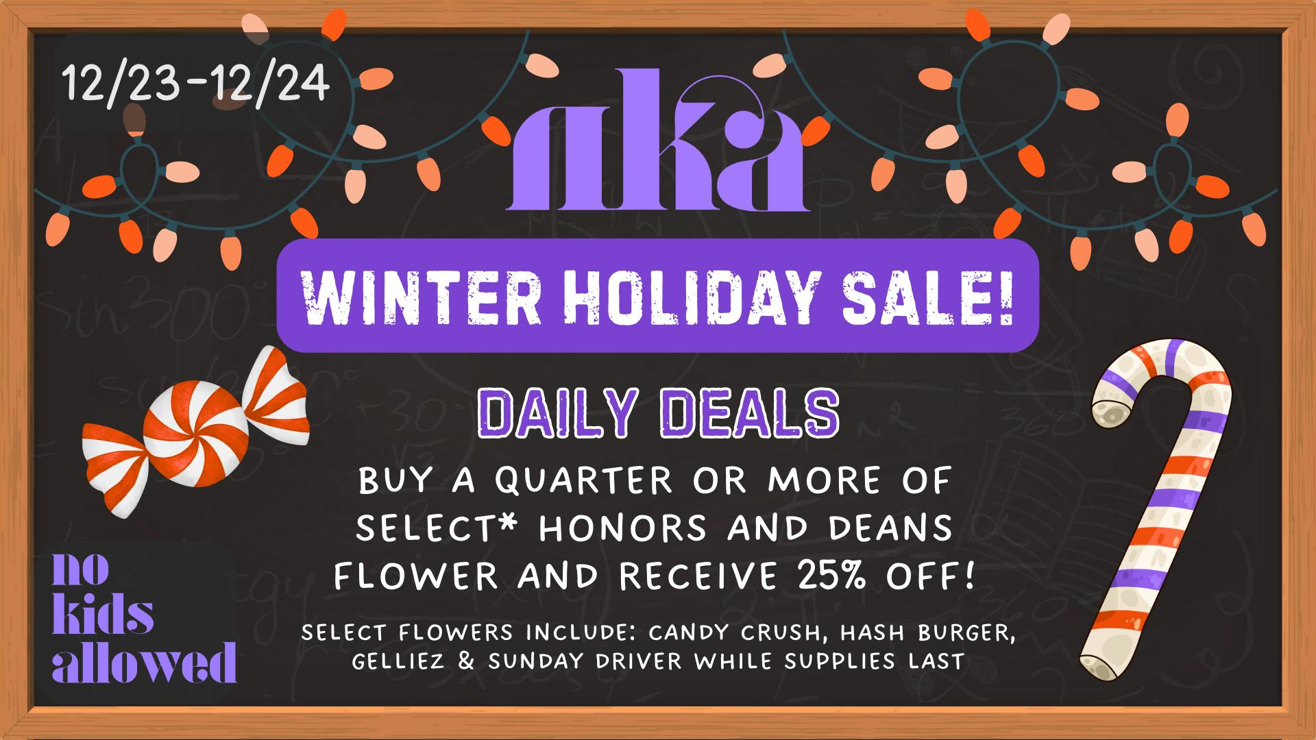 No Kids Allowed Holiday Daily Deal 🎁
