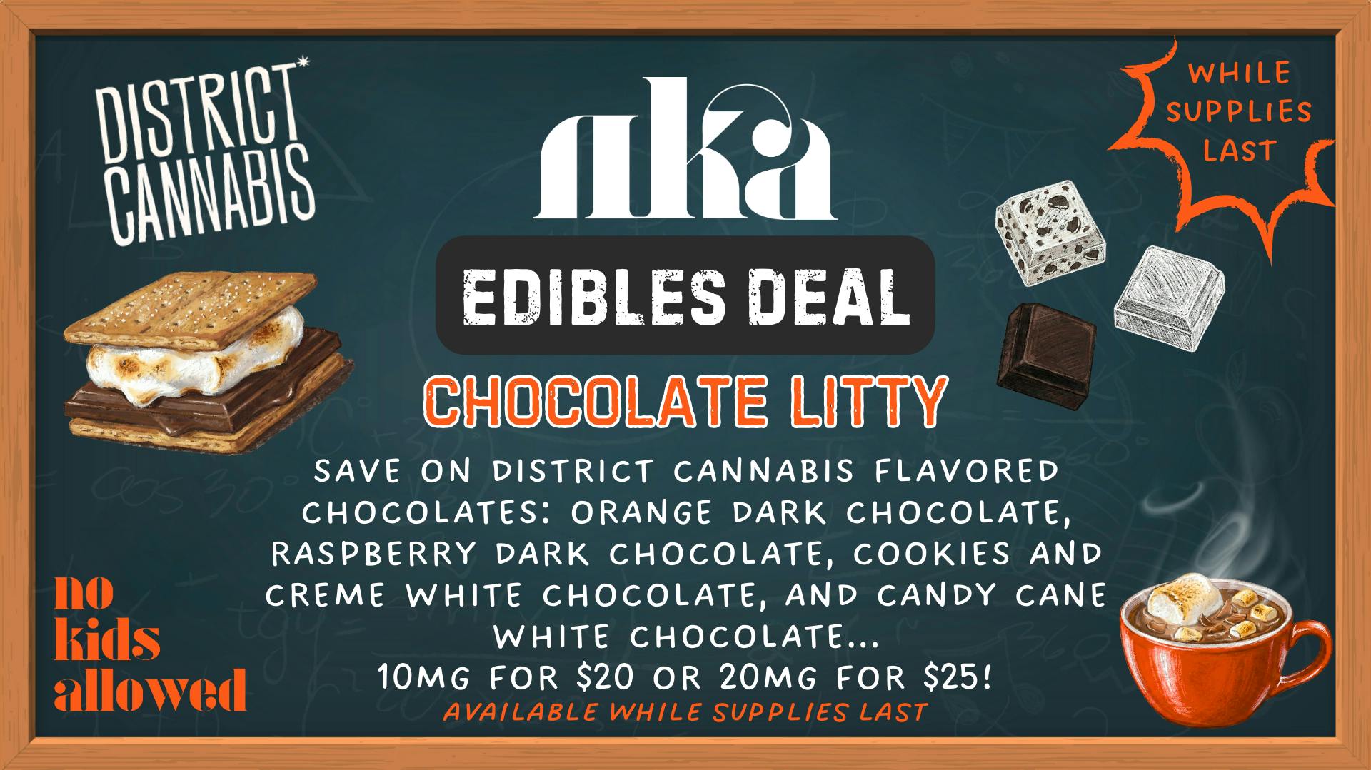 No Kids Allowed Chocolate Litty! 🍫