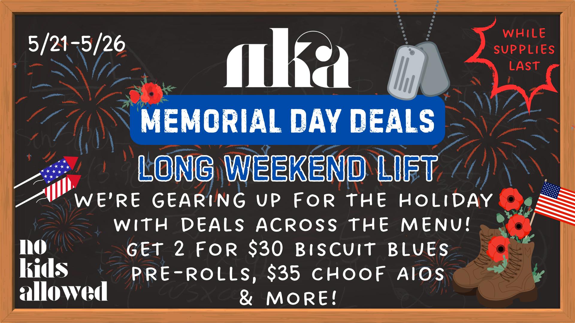 No Kids Allowed Long Weekend Lift