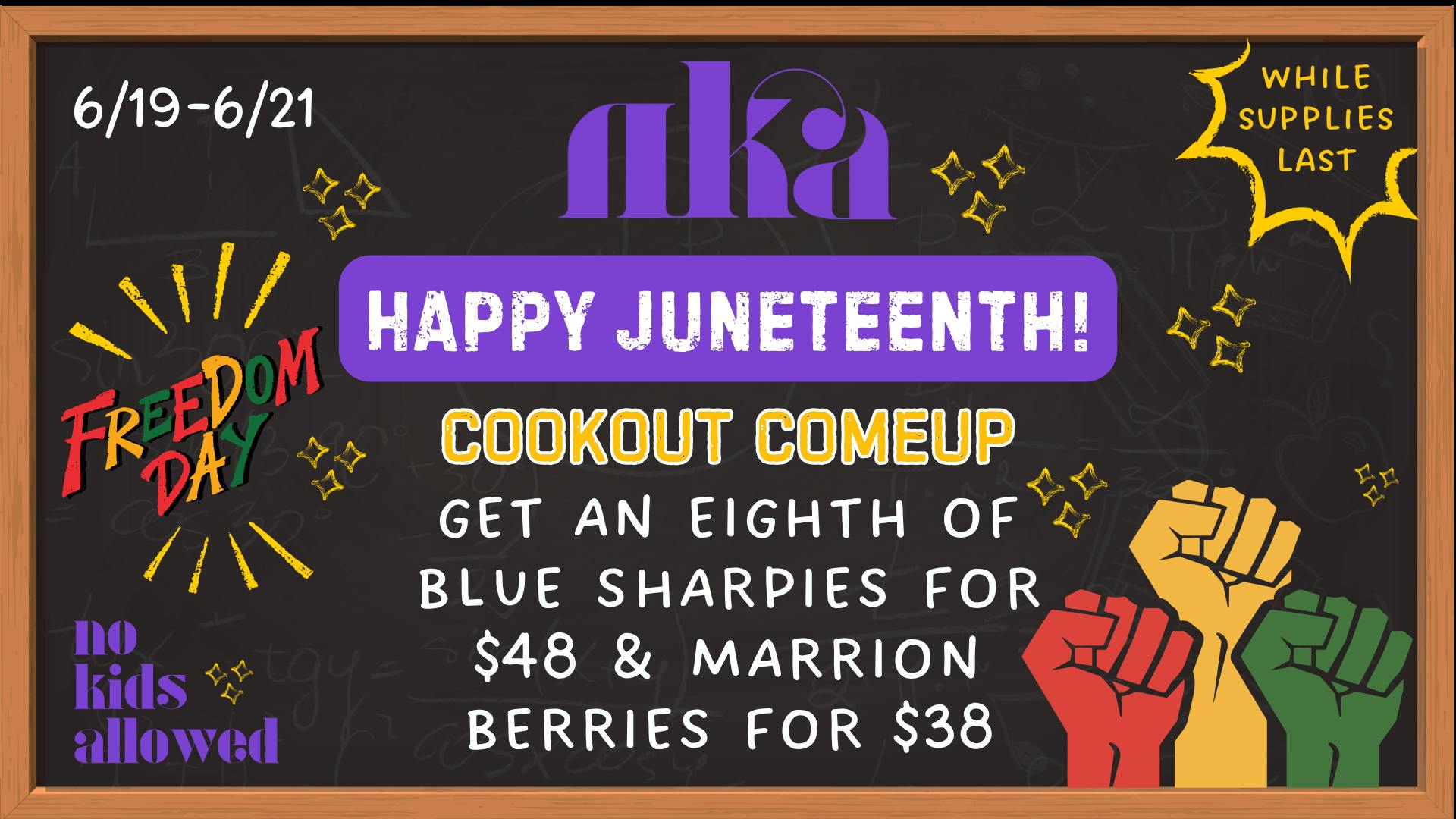 No Kids Allowed Happy Juneteenth! ❤️💛💚