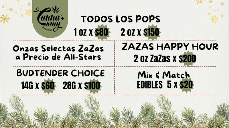 CannaWay December Deals🎄🎁