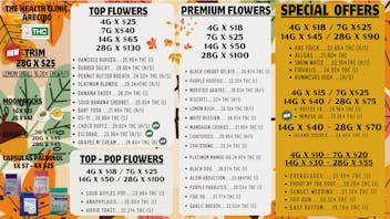 The Health Clinic - Arecibo MENU DE FLORES - THC ARECIBO