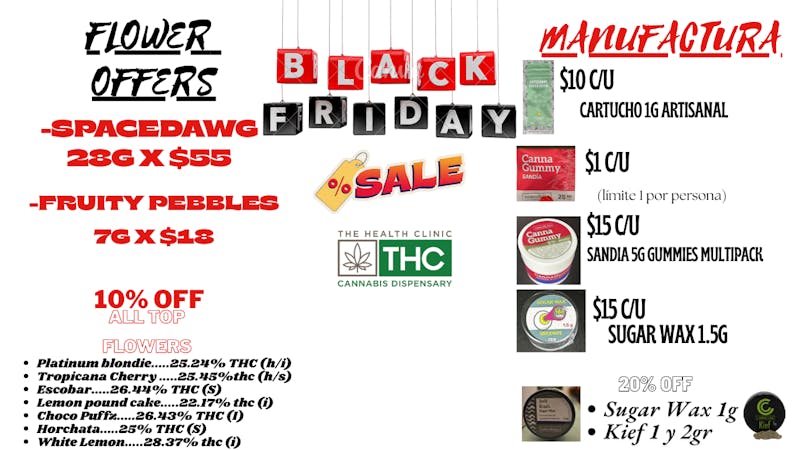 The Health Clinic - Arecibo Black Friday - THC Arecibo