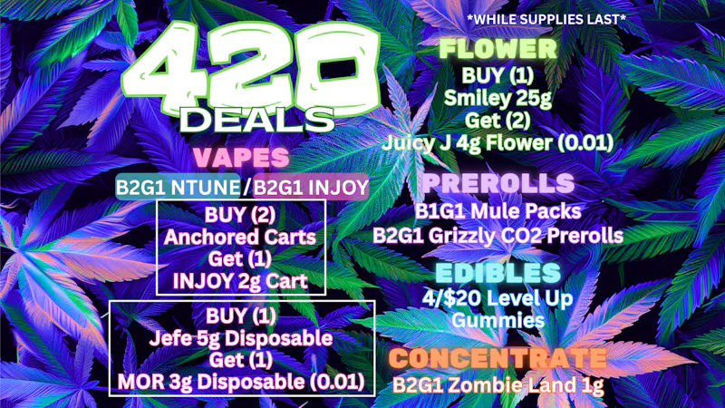 Vice Stillwater Dispensary North 4/20 Deals