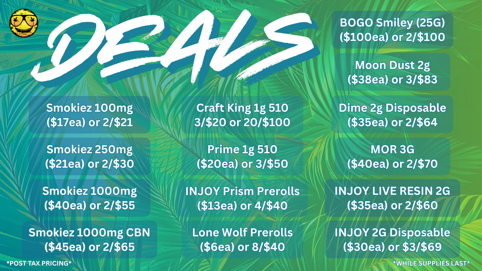 Vice Stillwater Dispensary North Deals 06/15
