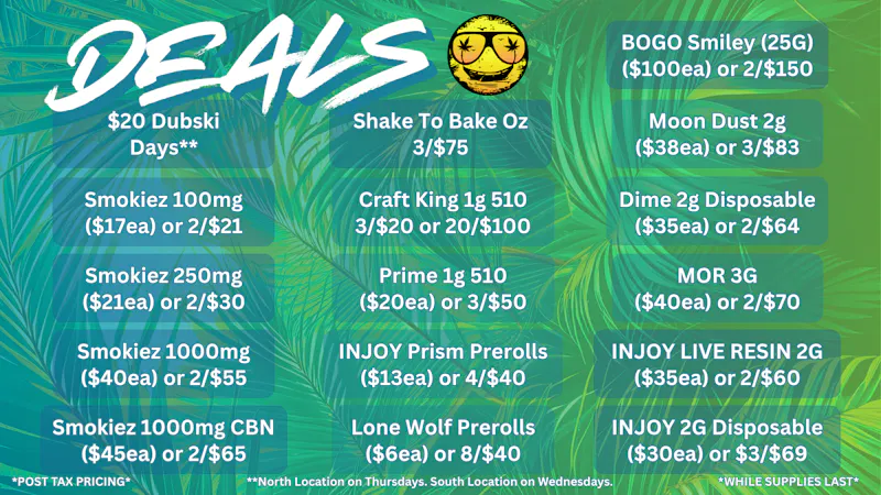 Vice Stillwater Dispensary North Deals 07/15
