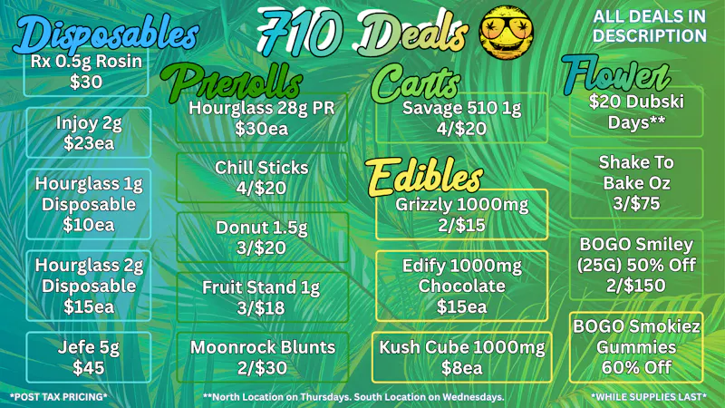 Vice Stillwater Dispensary North 710 Deals