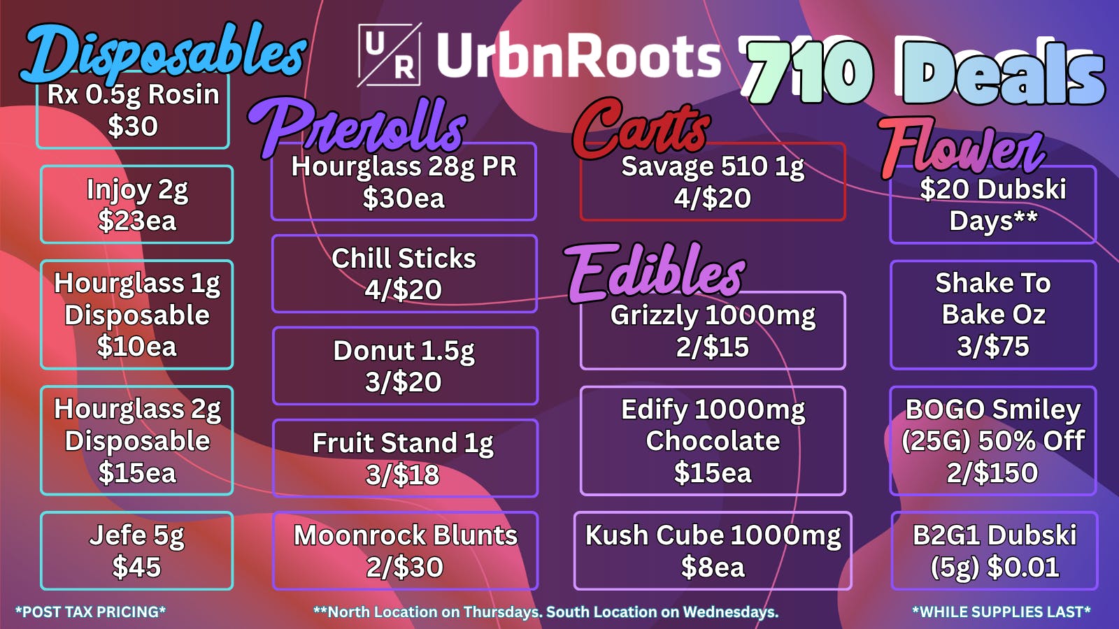 Urbn Roots - North: DRIVE THRU 710 Deals