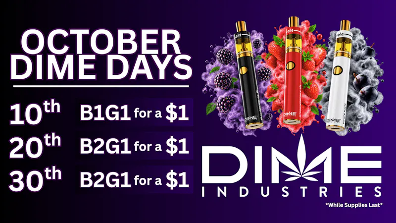 Ponca City Dispensary Dime Days in October