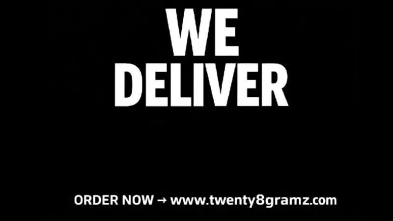 Twenty8Gramz free delivery @twenty8gramz