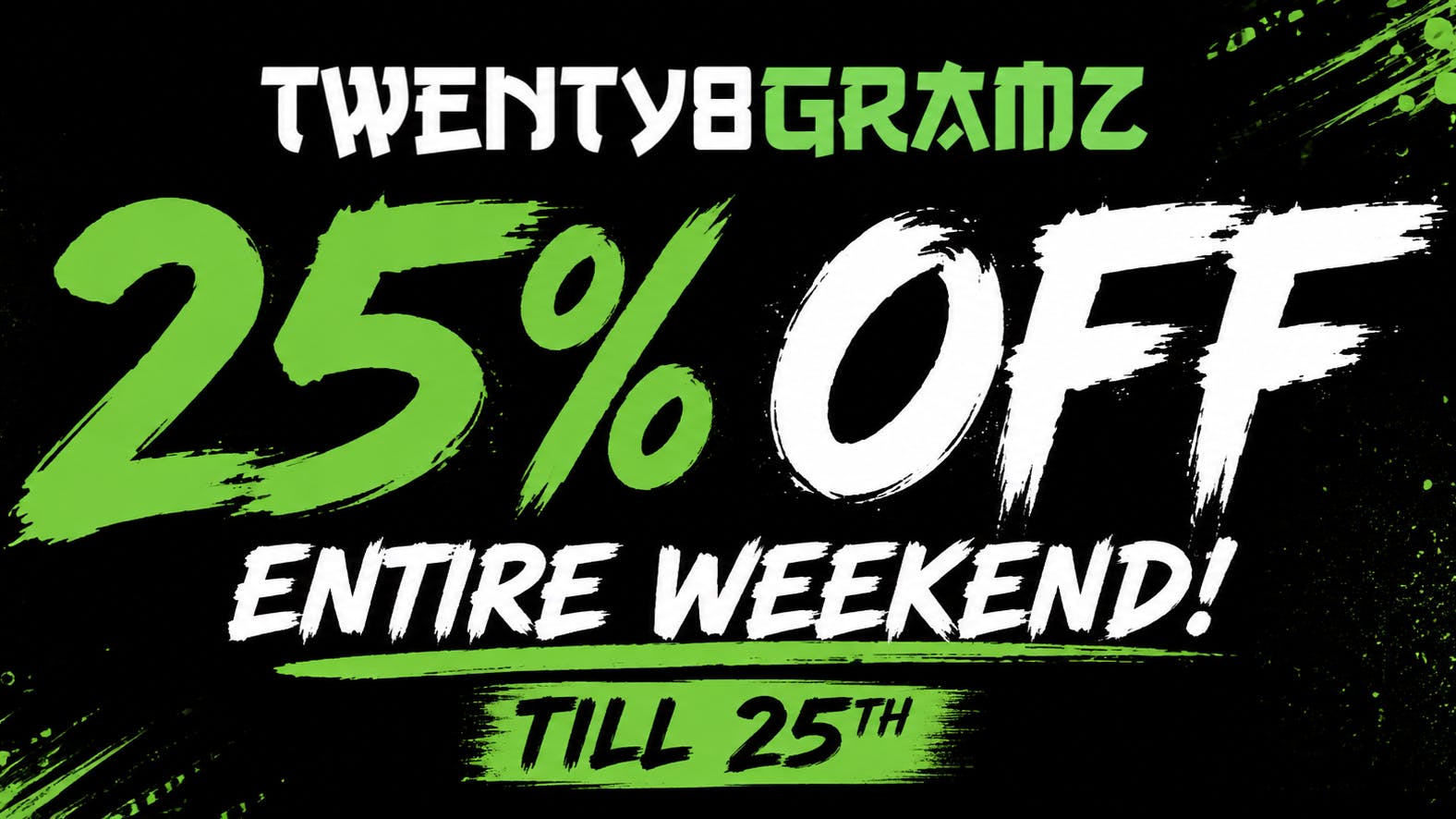 Twenty8Gramz Free Delivery @ Twenty8gramz.com