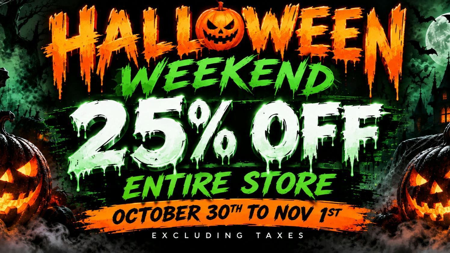 Twenty8Gramz 25% Off Storewide Halloween Sale