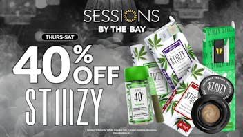 Sessions By The Bay - Lounge & Dispensary National City / Chula Vista 40% Off Stiiizy Thurs-Sat