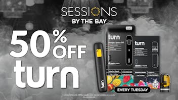 Sessions By The Bay - Lounge & Dispensary National City / Chula Vista 40% Off Turn Products