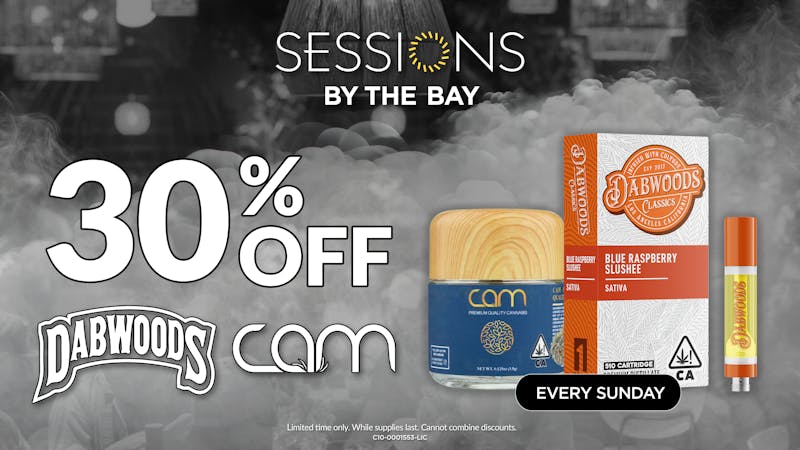 Sessions By The Bay - Lounge & Dispensary National City / Chula Vista 30% Off Dabwoods & CAM