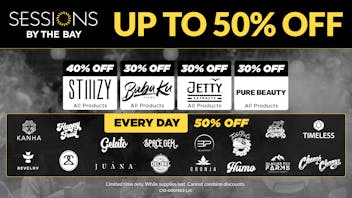 Sessions By The Bay - Lounge & Dispensary National City / Chula Vista Up to 50% Off Daily Deals