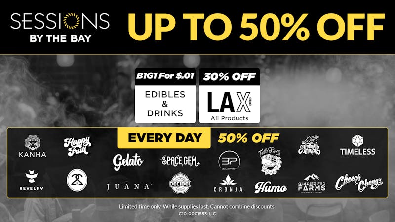 Sessions By The Bay - Lounge & Dispensary National City / Chula Vista Up to 50% Off Daily Deals