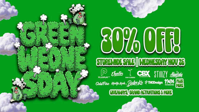 Sessions By The Bay - Lounge & Dispensary National City / Chula Vista Green Wednesday | 30% Off Storewide