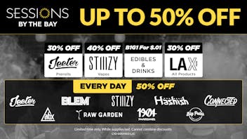 Sessions By The Bay - Lounge & Dispensary National City / Chula Vista Up to 50% Off Daily Deals