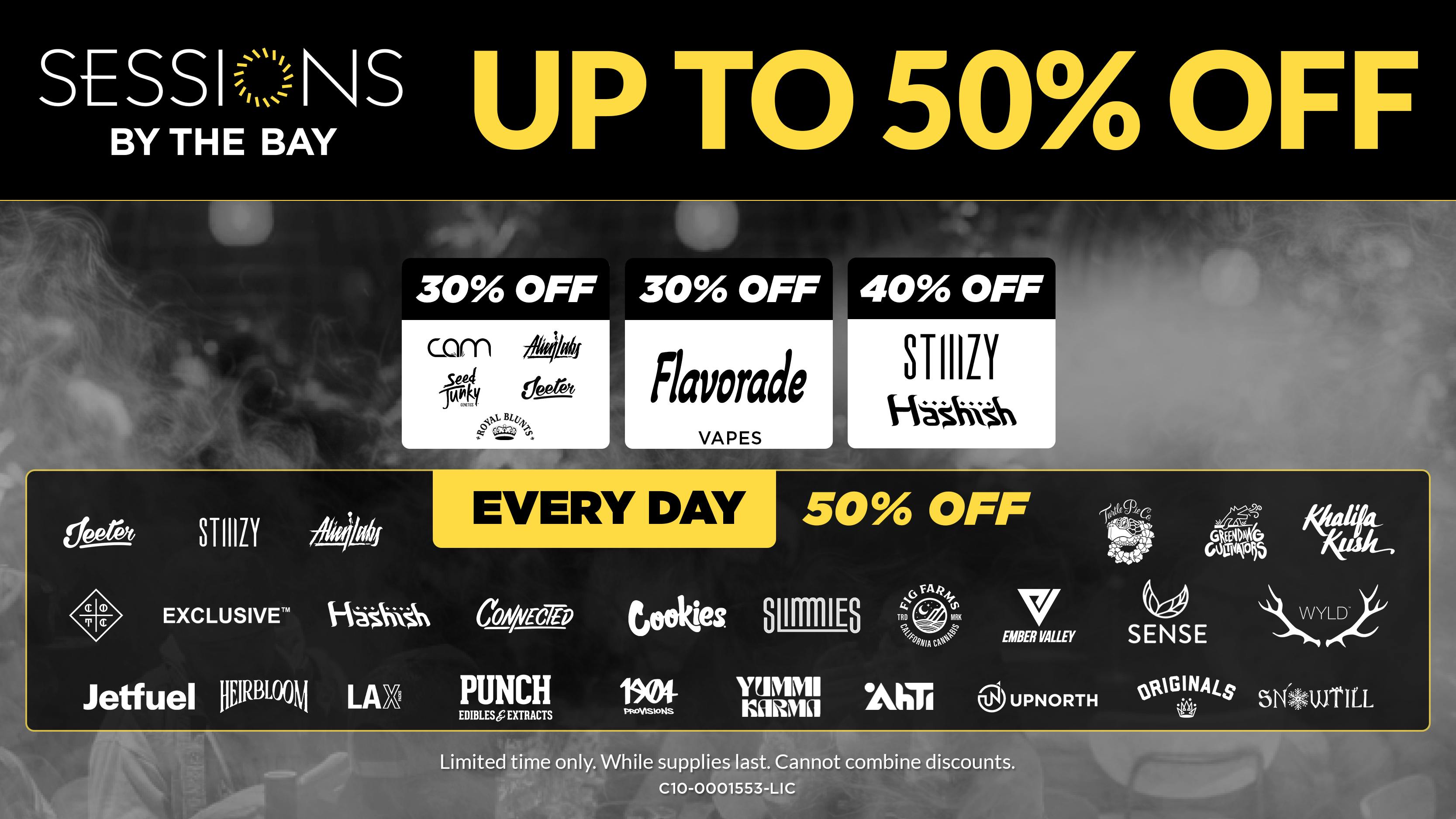 Sessions By The Bay - Lounge & Dispensary National City / Chula Vista Up to 50% Off Daily Deals
