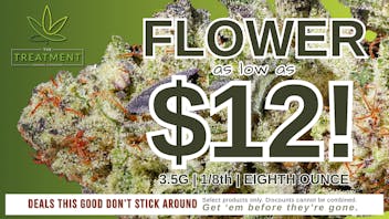 The Treatment (taxes included*) $12 & $15 EIGHTHS