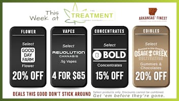 The Treatment (taxes included*) NEW Deals: September 22nd-28th