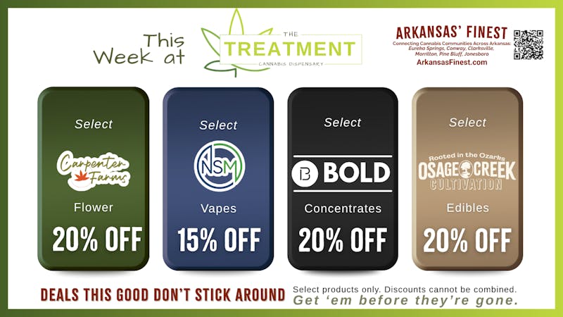 The Treatment (taxes included*) Weekly Deals | OCT 27 - NOV 2