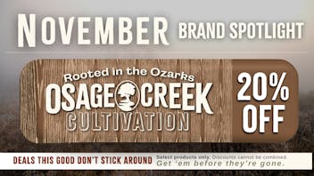 The Treatment (taxes included*) Osage Creek | Weekly Brand Spotlight