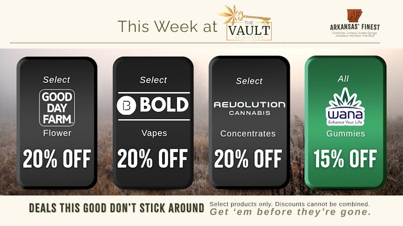 The Vault at Hilltop NEW Deals: NOV 17-23