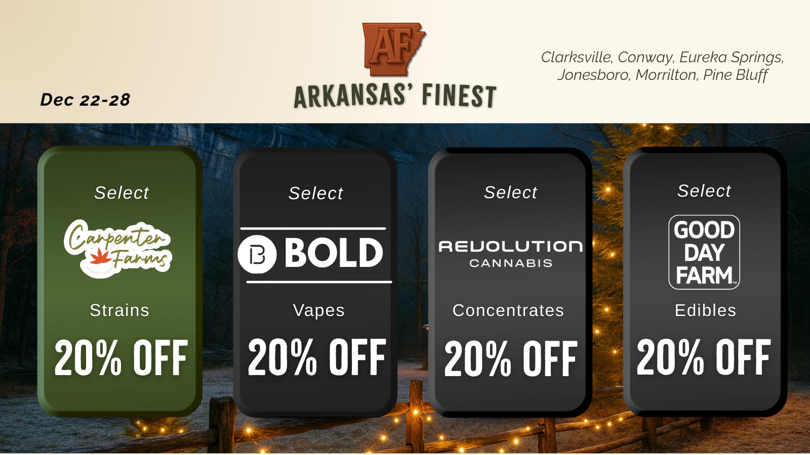 The Vault at Hilltop Weekly Deal: Dec 22-28