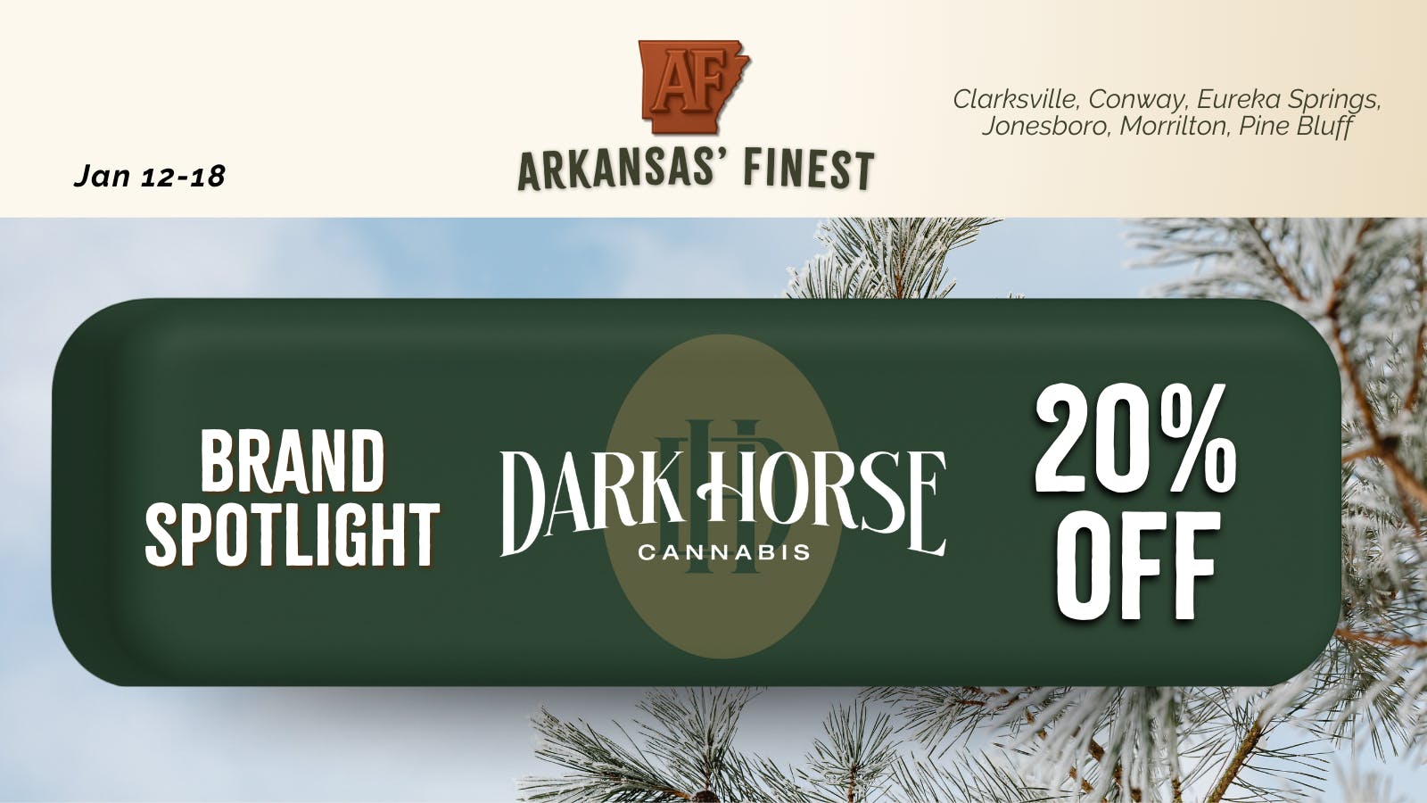 The Vault at Hilltop - Tuesday - Thursday Delivery DARK HORSE | Brand Spotlight