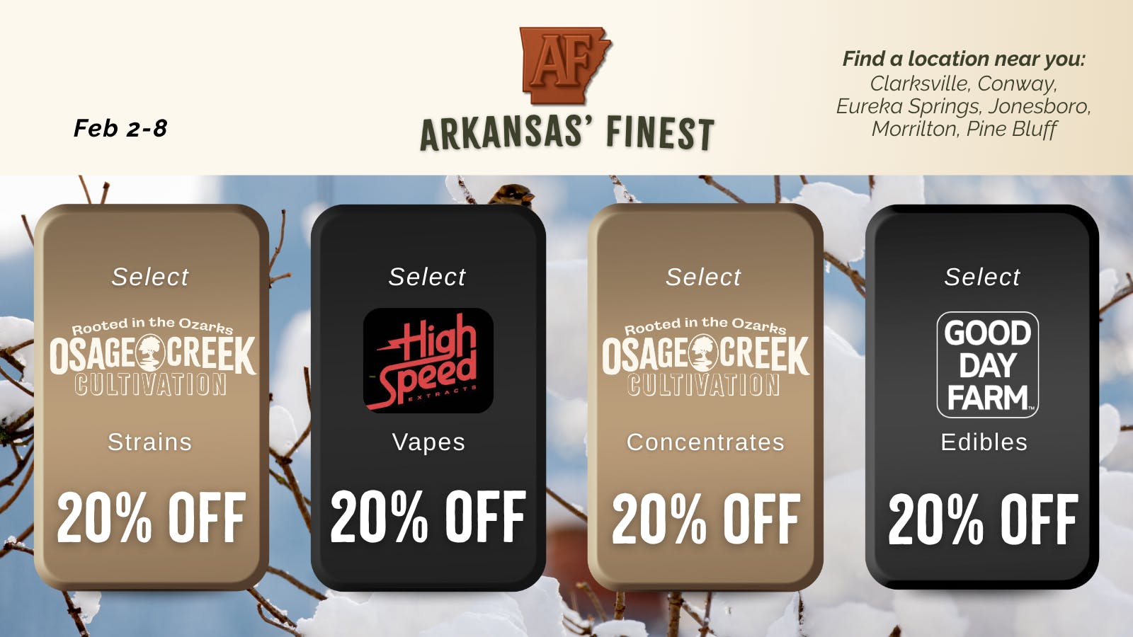 The Treatment (taxes included*) 20% OFF - Weekly Deals: Feb 2-8