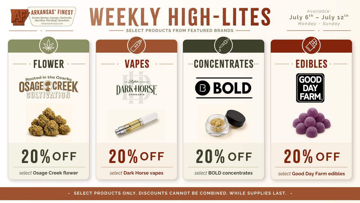 The Vault at Hilltop - Tuesday - Thursday Delivery Weekly Deals: July 6-12