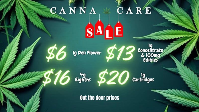 Canna Care Dank Deals of the Day
