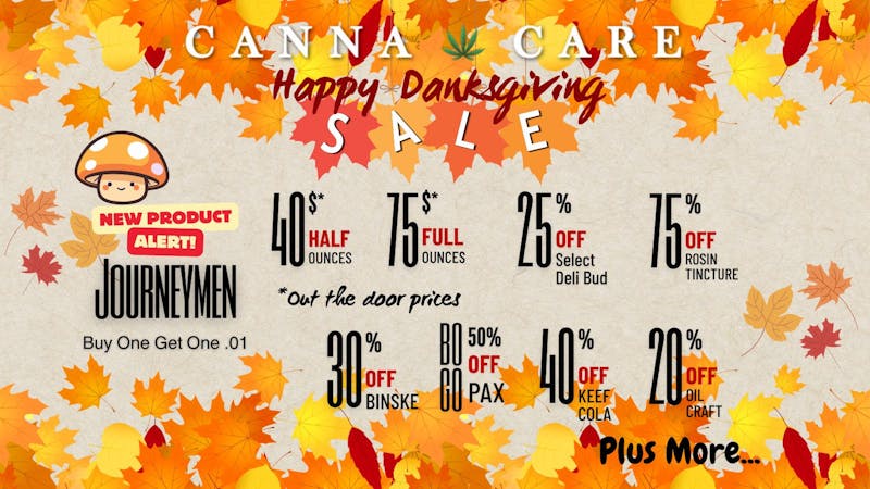 Canna Care Happy Danksgiving!