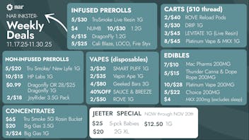 NAR Cannabis - Inkster Pre-Danksgiving Deals at Nar Inkster! 🦃
