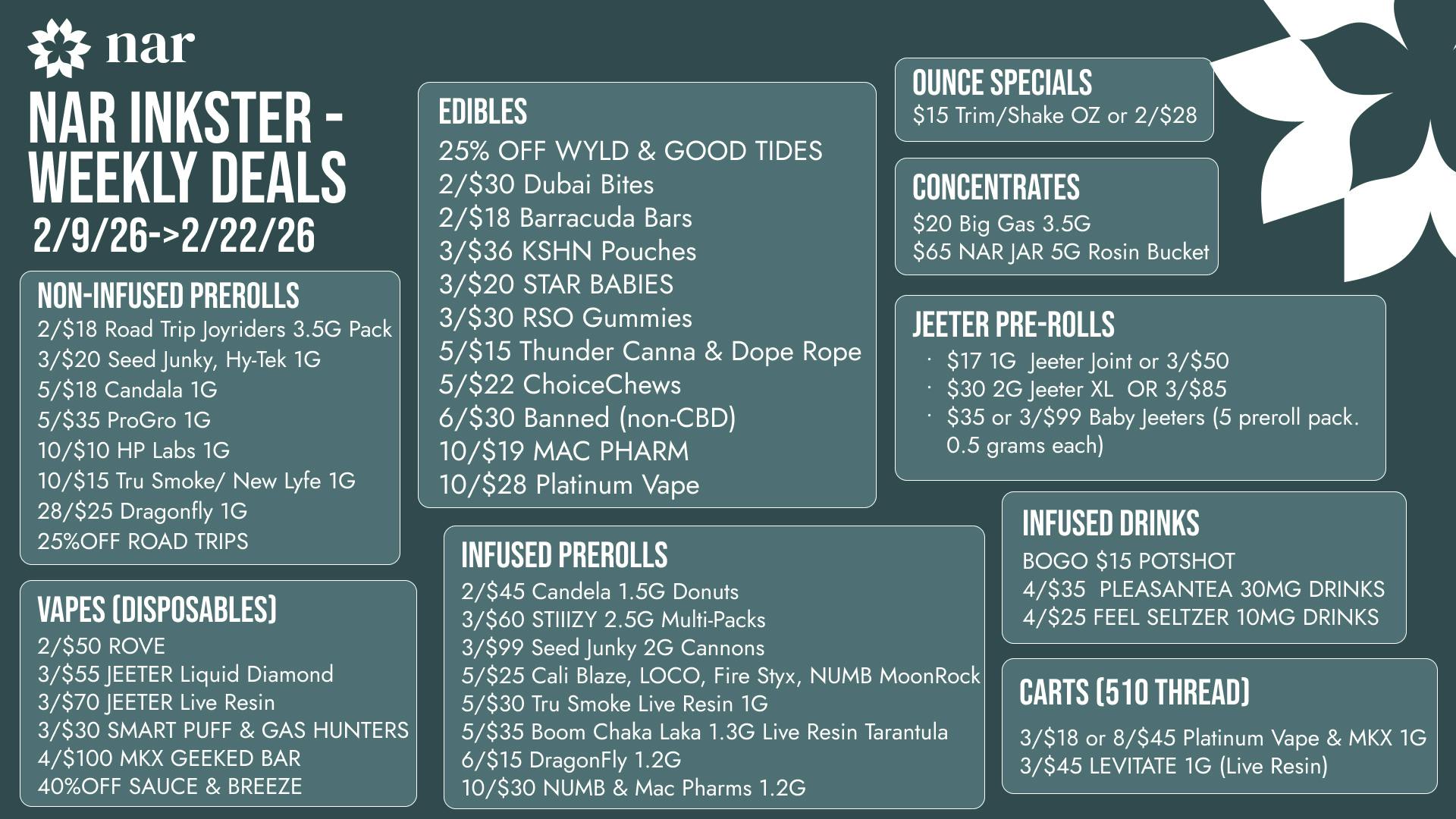 NAR Cannabis - Inkster 💸 STIR-CRAZY SAVINGS @ NAR INKSTER 💸