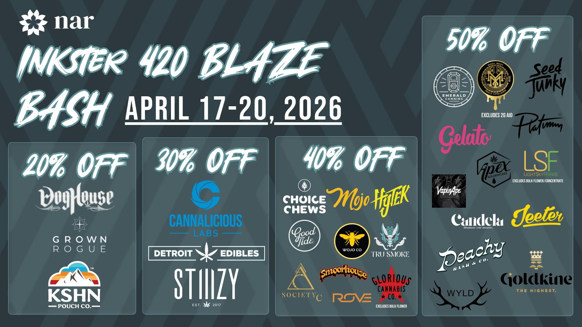 NAR Cannabis - Inkster 🎉 NAR'S ANNUAL 420 BLAZE BASH 🎉